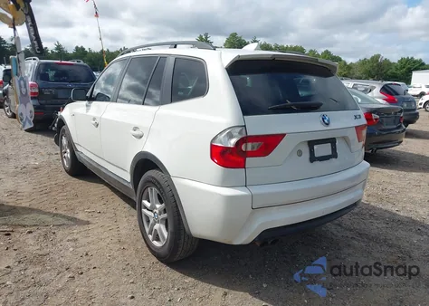 2006 BMW X3 3.0I z USA, uszkodzony, nr VIN WBXPA93446WG79376